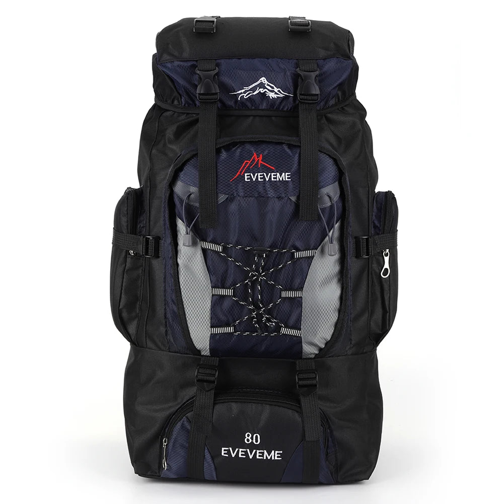 80L Waterproof Travel Backpack For Men